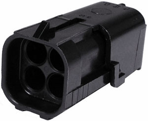 2 Pc. 4 Cavity Weather Pack Shroud  191-12