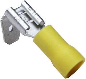 5 Pc. 12-10 AWG .250" Vinyl Insulated Piggyback Spade Connector  1960-BP