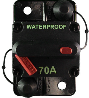 10 Pc. 70A Type III Manual Reset Circuit Breaker  3452-34