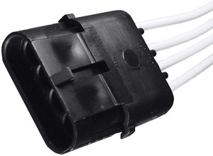 4 Cavity Weather Pack Shroud Pigtail  5688-11