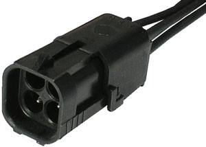 10 Pc. 4 Cavity Weather Pack Shroud Pigtail  5699-34