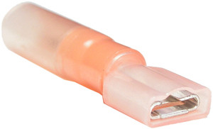 5 Pc. 22-18 AWG .250" Polyolefin Insulated Heat Shrink Female Spade Connector  5865-BP
