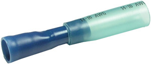 100 Pc. 16-14 AWG .157" Polyolefin Fully Insulated Heat Shrink Female Bullet Connector  5968-36