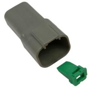 10 Pc. 20-14 AWG 4-Way Deutsch "DT" Plug & Wedgelock  7994-34
