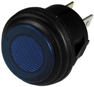 SPST Blue On-Off Push Button Switch  9416-1-11