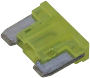 100 Pc. 20A Yellow Min Blade Low Profile Fuses  9947-36
