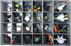 43 Pc. Relay & Switch Assortment Kit  34011-91