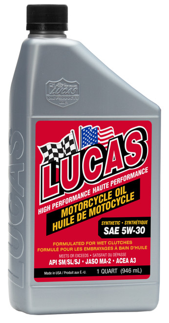 5W-30 Synthetic Motorcycle Oil 946ml Bottle  20706
