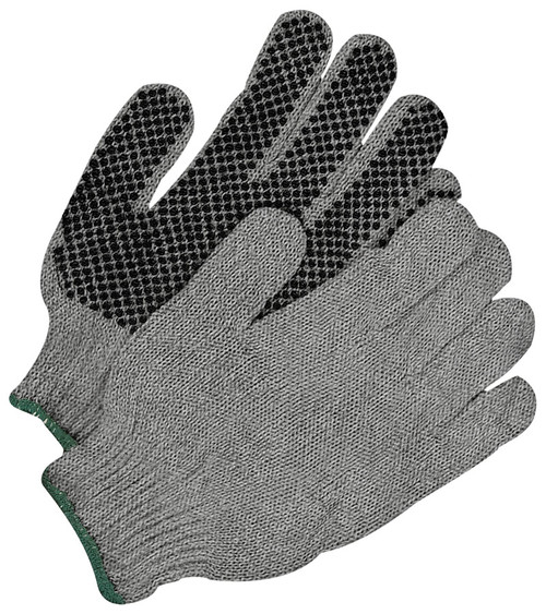 Seamless Knit Poly-Cotton Knitwrist PVC Dot Palm  10-1-367FD