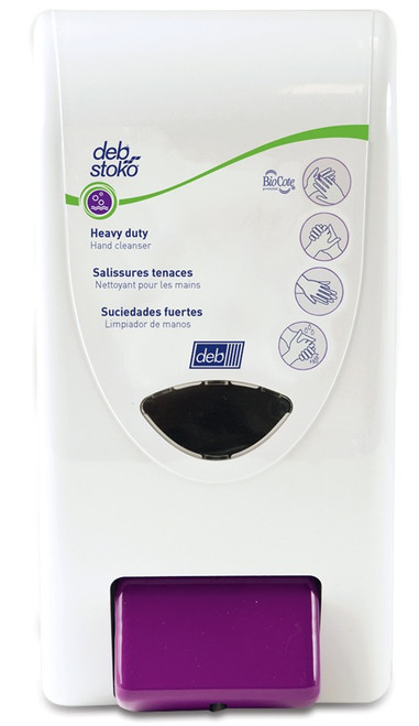 Deb® Medium & Heavy Duty Hand Cleaner 4L Manual Dispenser - White  HVY4LDR