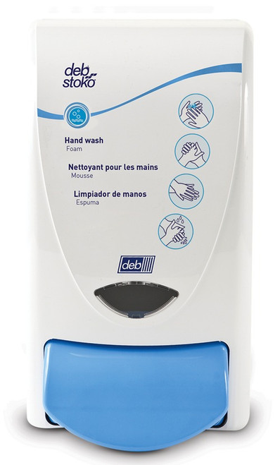 Deb® Cleanse Washroom 1L Manual Dispenser - White  WRM1LDS