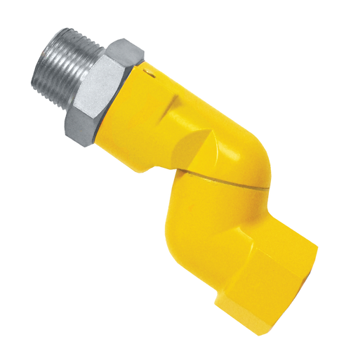 1" Aluminum Male NPT - Female NPT 360° Gas Swivel  ACM-AS-100