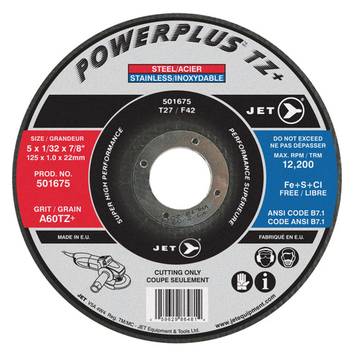 4-1/2 x 3/64 x 7/8" A60TZ+ POWERPLUS TZ+ T27 Cut-Off Wheel 501671