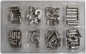 100 Pc. Non-Insulated Terminal Assortment  6U-E