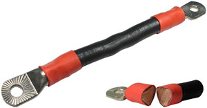 10 Pc. 2/0 AWG @ 8-1/2" Red Stackable Stud Battery Harness  855P-34
