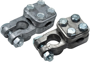 1 Pr. 2-2/0 AWG Lead Positive & Negative 3-Way Fleet Battery Terminals  880M-12