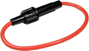 12 AWG @ 30A AGC/JSO Bayonet Type Glass Fuse Holder  904-BP