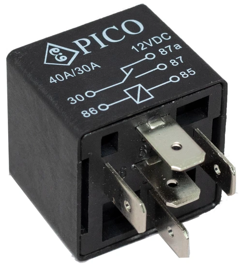 25 Pc. 12V @ 40/30A Non-Resistor Relay  907-35