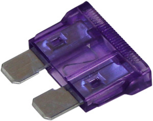 5 Pc. 3A Violet Standard Blade Fuses  960-BP