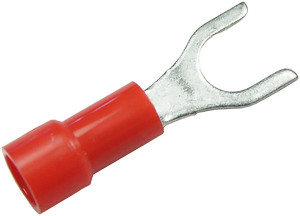 50 Pc. 22-18 AWG #8 Vinyl Insulated Fork Connector  1724-15