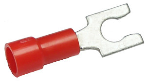 100 Pc. 22-18 AWG #10 Vinyl Insulated Locking Fork Connector  1729-16