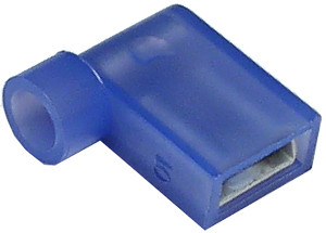 100 Pc. 16-14 AWG .250" Nylon Fully Insulated Flag Female Spade Connector  2475N-CS