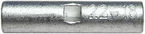 50 Pc. 22-18 AWG Non-Insulated Brazed Seam Butt Connector  2600-15