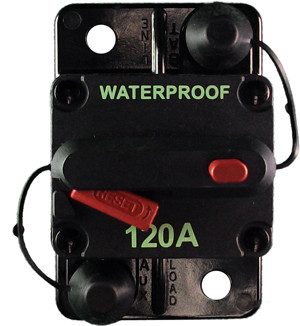 10 Pc. 120A Type III Manual Reset Circuit Breaker  3402-34