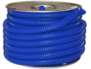1/2" x 1100' Blue Polyethylene Convoluted Split Loom  5142-1-45