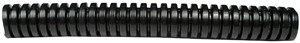 1/2" x 100' Black Polyethylene Convoluted Split Loom  5142-C