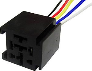25 Pc. 5 Pin Large Blade Relay Pigtail  5566-35