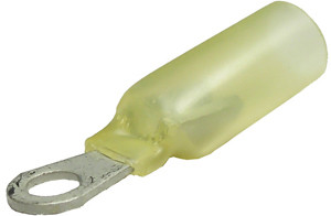 25 Pc. 12-10 AWG #10 Polyolefin Insulated Heat Shrink Ring Connector  6005-15