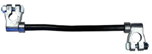 2/0 AWG @ 8" Black Universal Offset Battery ~ Battery Harness  6142-11