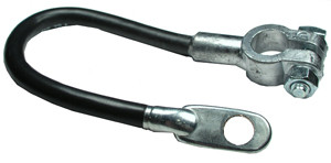 10 Pc. 4 AWG @ 38" Black Top Post Battery Cable  6206-0-34