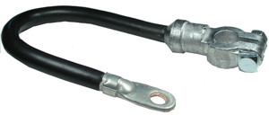 1 AWG @ 41" Black Top Post Battery Cable  6216-0-BP