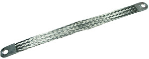 10 Pc. 4 AWG @ 12" Lug ~ Lug Ground Strap  6257-34