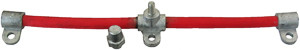 2/0 AWG @ 14" Red Triple Battery Stud Harness  6315-31