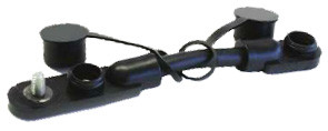 2/0 AWG @ 8" Black Overmolded Dual Battery Harness  6610-31