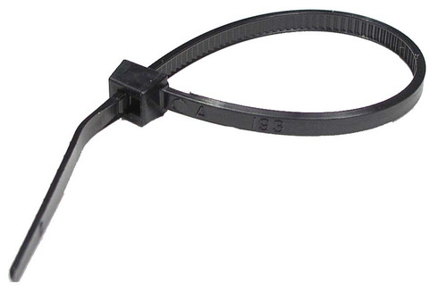 100 Pc. 6" 18 lb. Black Standard Cable Tie  7064-0-36