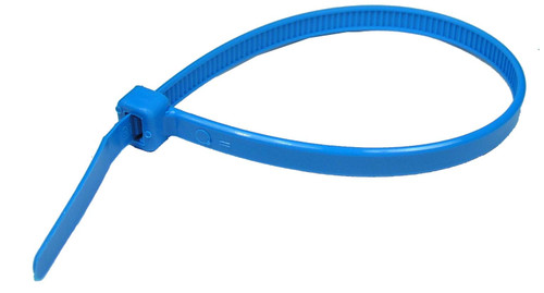 100 Pc. 7.5" 50 lb. Neon Blue Standard  Cable Tie  7066N1-C