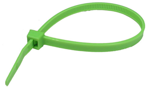 25 Pc. 7.5" 50 lb. Neon Green Standard  Cable Tie  7066N3-PK