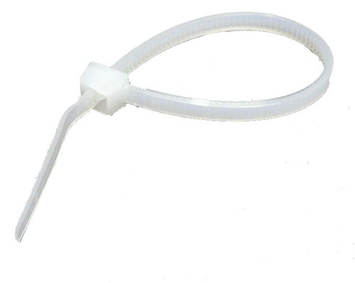 25 Pc. 8.1" 18 lb. Natural Standard Cable Tie  7088-34