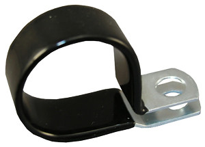 100 Pc. 2" Vinyl Dipped Zinc Plated Steel P-Clamp  7627-36