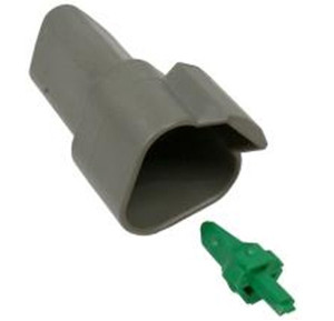10 Pc. 20-14 AWG 3-Way Deutsch "DT" Plug & Wedgelock  7992-34