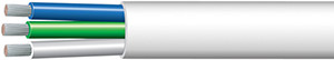 12/3 AWG @ 1000' White PVC Jacketed Multi-Conductor Tinned Boat Wire  8045-29