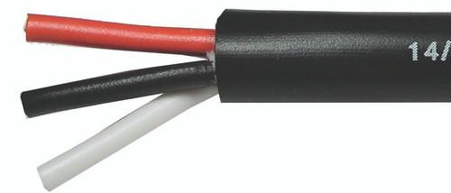 14/3 AWG @ 100' Black PVC Jacketed Multi-Conductor Trailer Cable  8168-26