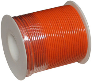 22 AWG @ 100' Orange Primary / Hook Up Wire  8822-4-C