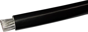 1 AWG @ 25' Black Boat Wire  9001-0-24