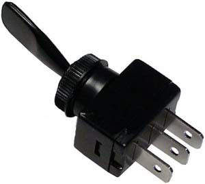 SPDT Black On-Off-On Toggle Switch  9400-11