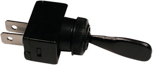 SPST Black On-Off Toggle Switch  9401-BP